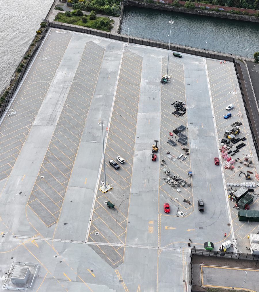 Meeting dockside demands with a heavy-duty asphalt solution-Nature